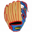 [A360-24115] 윌슨 어린이 글러브 (베이지+청) 11.5인치