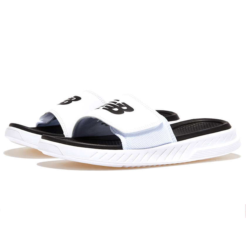 [SD1501WT3] 뉴발란스 쿠셔닝 슬라이드 슬리퍼 (백색)
