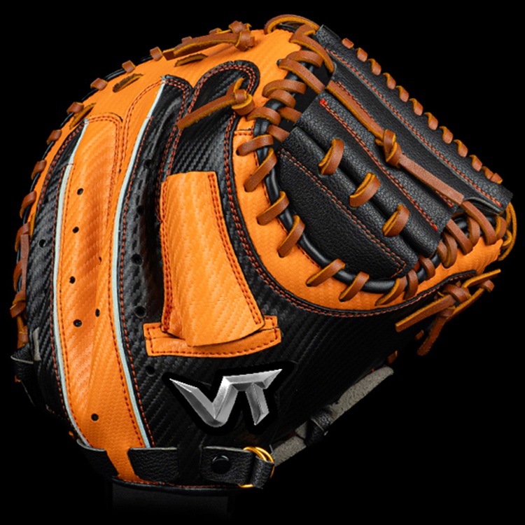 볼트 유소년 실버라벨 포수 (검+오렌지)