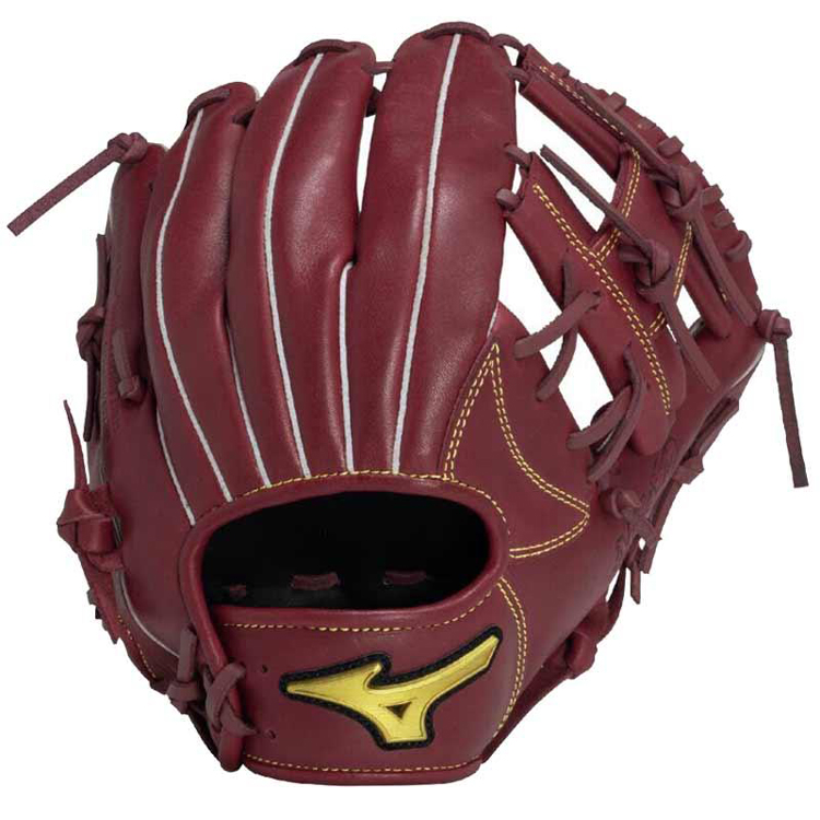 [33630] 미즈노 소프터 유소년 글러브 (와인)