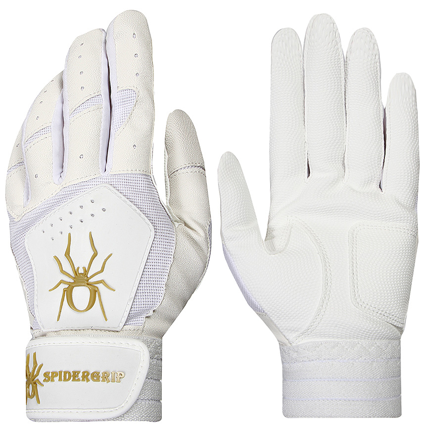 스파이더 그립 배팅장갑 (올백색)