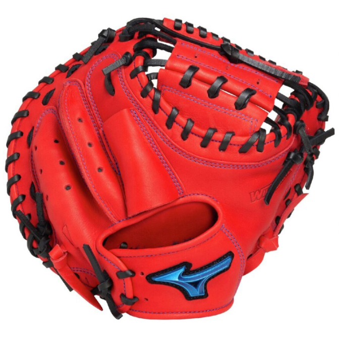 [33400] 미즈노 윌드라이브 유소년 포수 (적색)