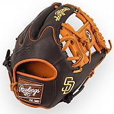 [GHW5GMX 205W-2-SPD]  Rawlings 게이머 XLE 내야 (진갈색+오렌지) 11.75인치