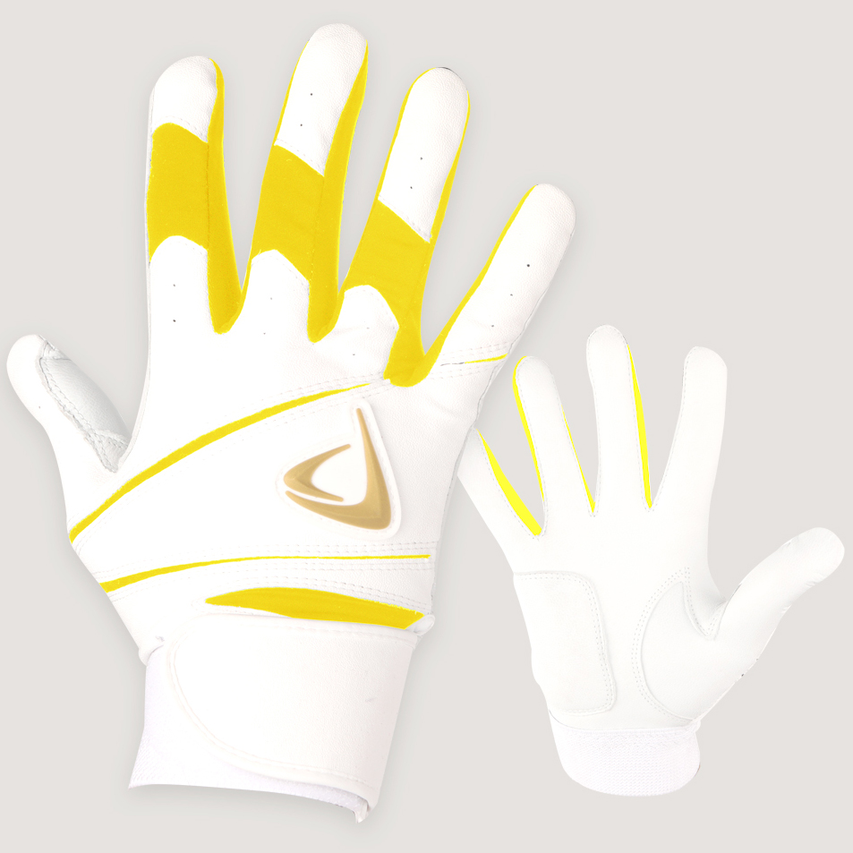 아곤 고트스킨 배팅장갑 (백+노랑)