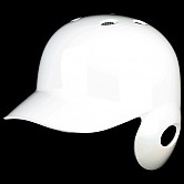 BMC 경량 헬멧 (유광 백색) 좌귀/우타자